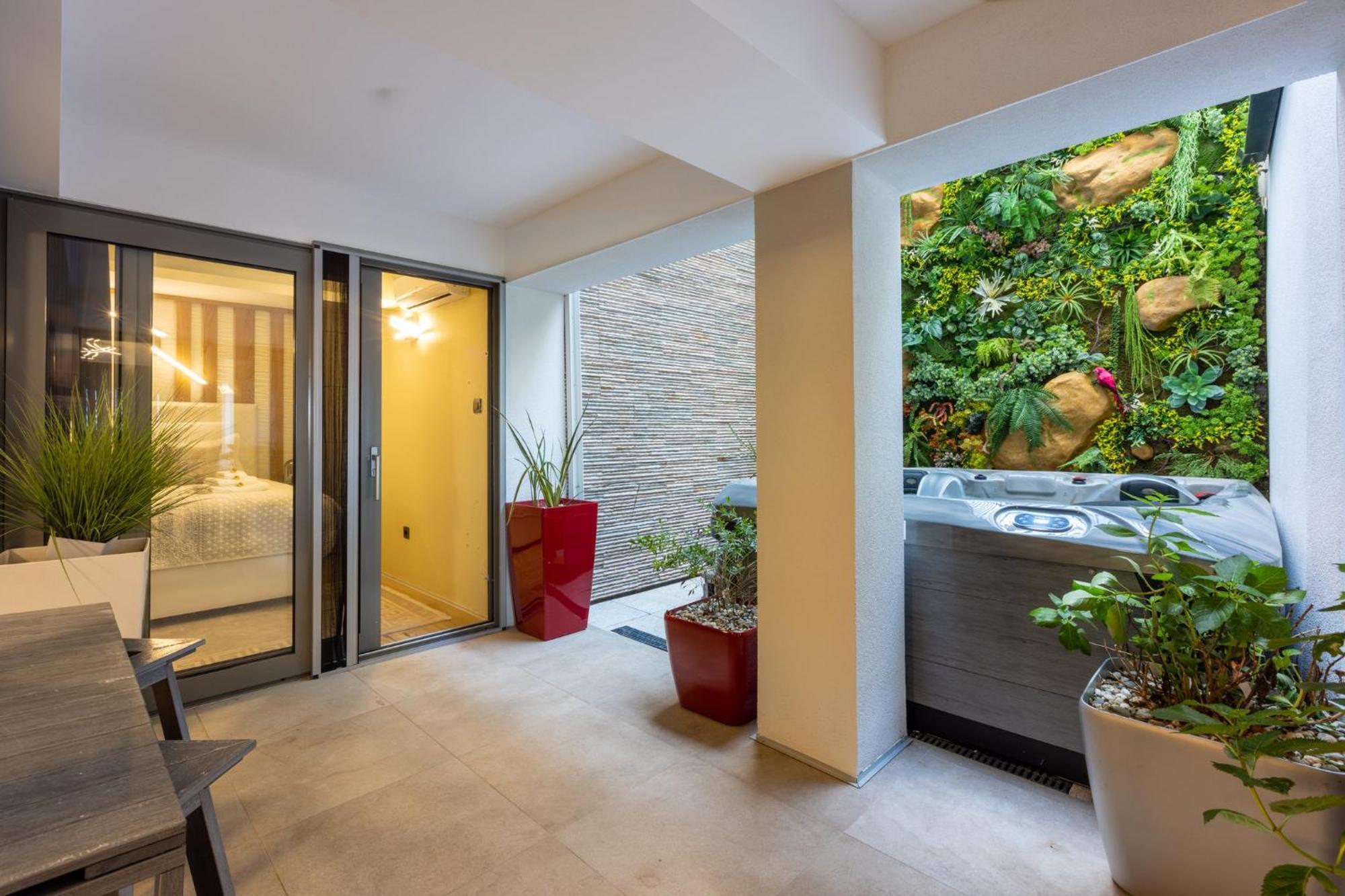 Panoramica Apartment With Whirlpool Crikvenica Kültér fotó