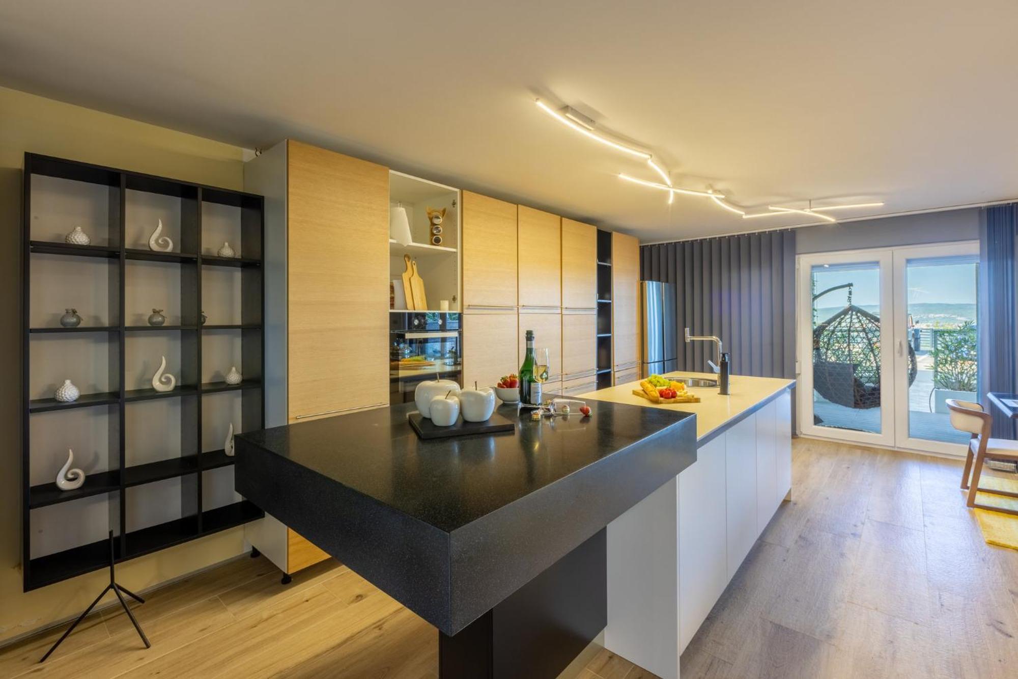 Panoramica Apartment With Whirlpool Crikvenica Kültér fotó
