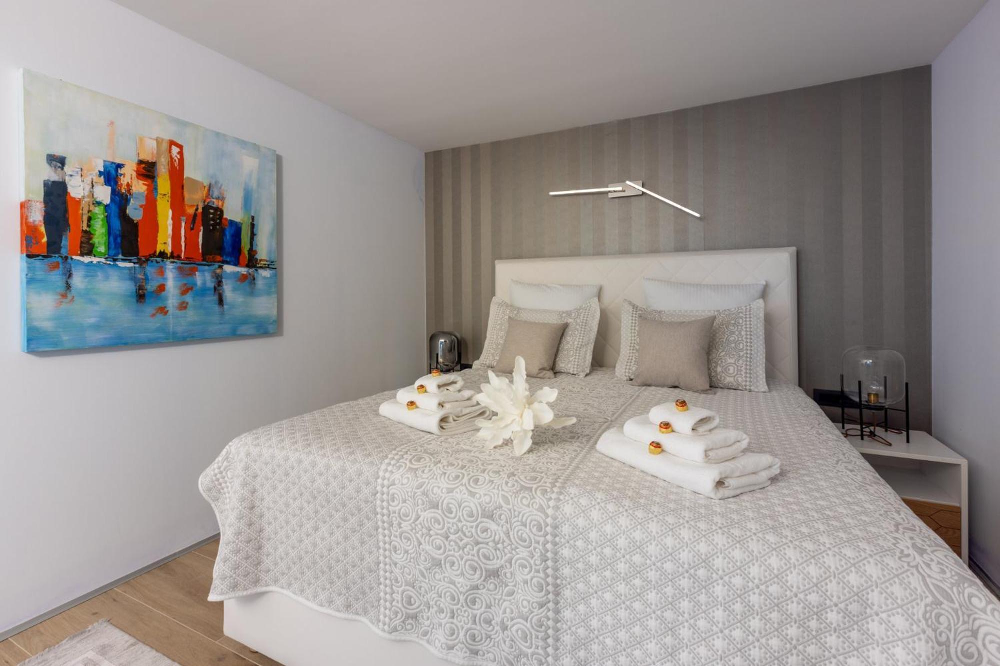 Panoramica Apartment With Whirlpool Crikvenica Kültér fotó
