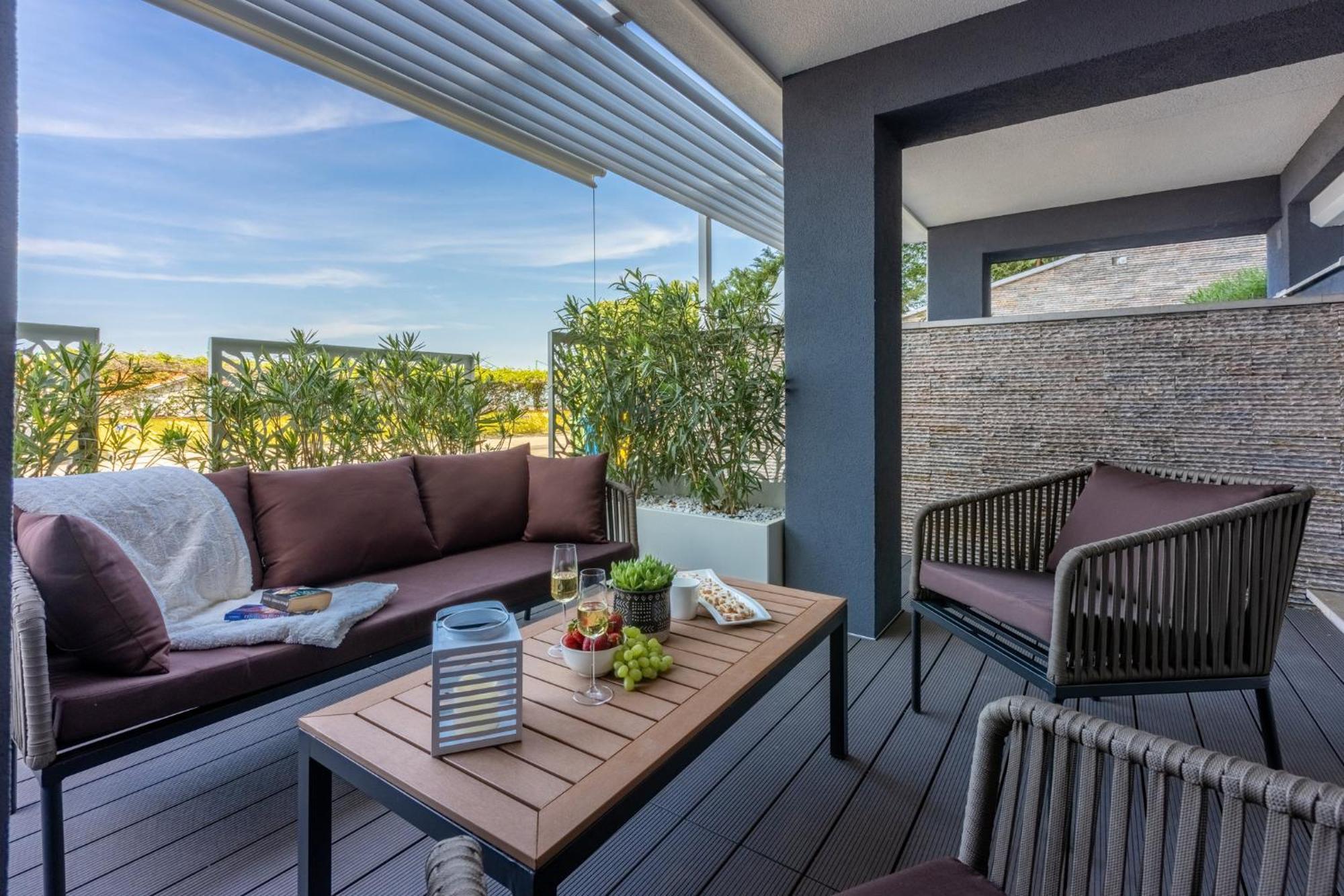 Panoramica Apartment With Whirlpool Crikvenica Kültér fotó