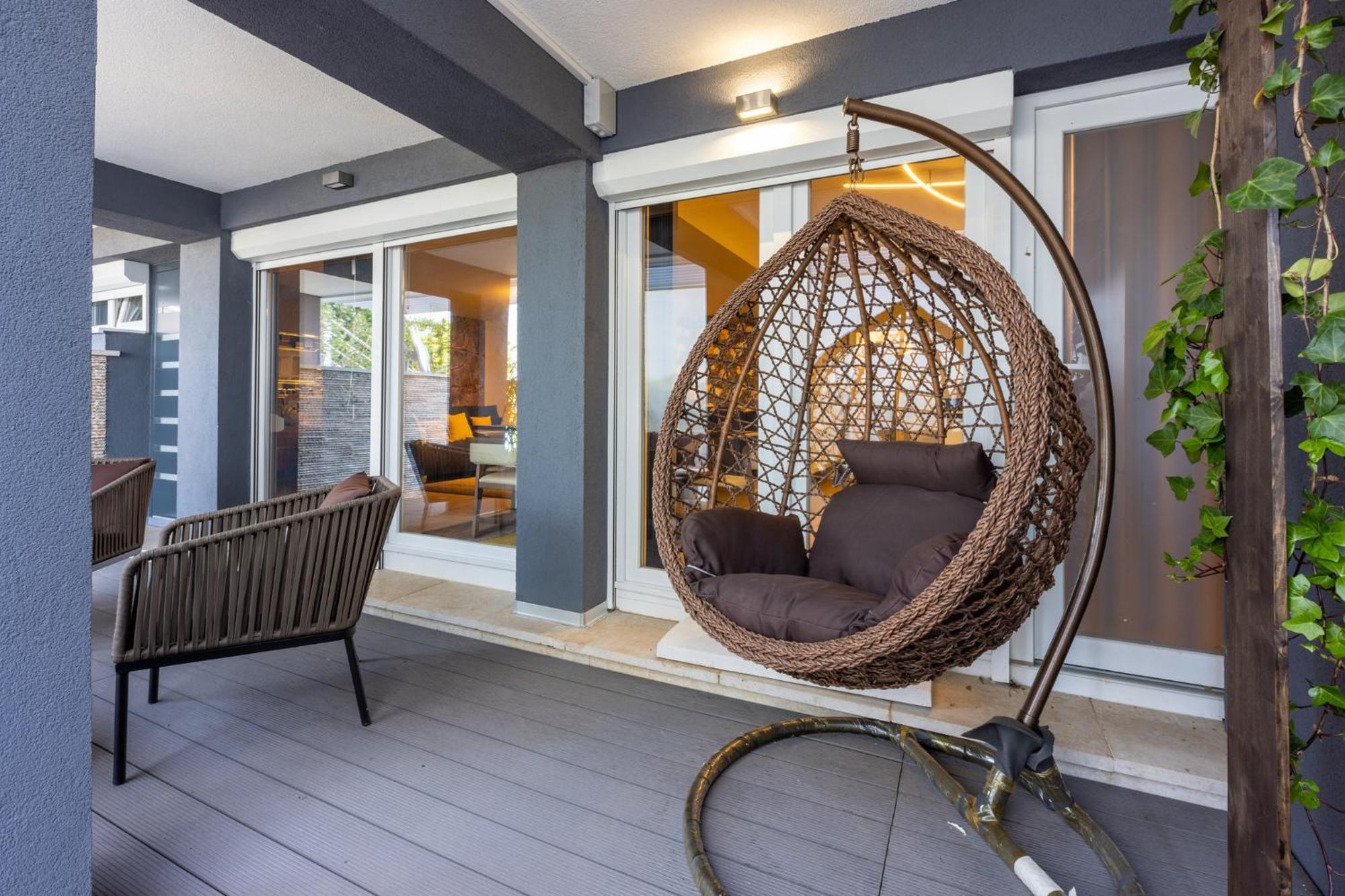 Panoramica Apartment With Whirlpool Crikvenica Kültér fotó